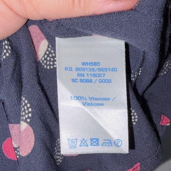 Boden Gray Dress with Pink and Gray Dots - Picture 8 of 8